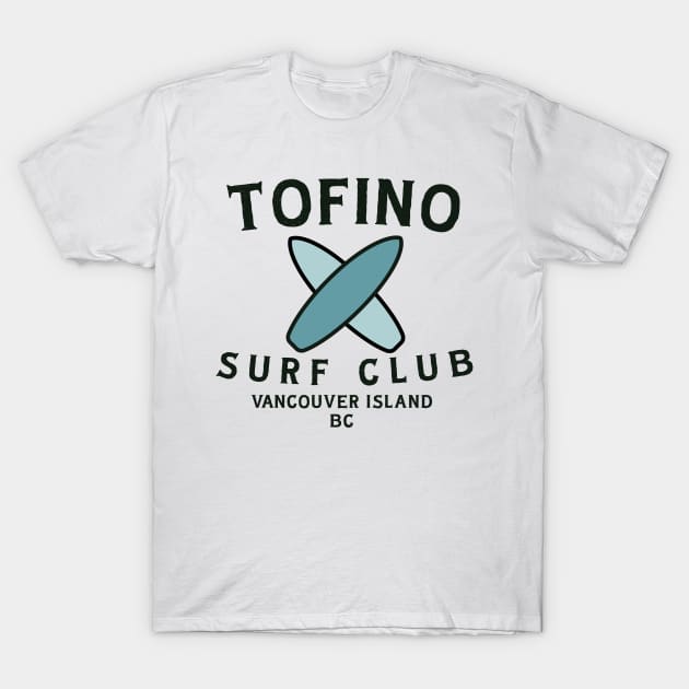 Tofino Surf Club T-Shirt by TRNCreative